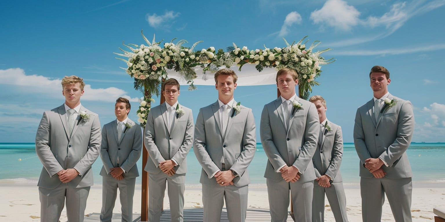 Cover image of gift idea guide for groomsmen
